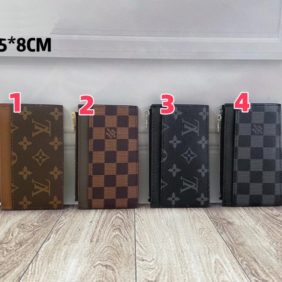 Fashion Leather Card Holder Storage Bank Credit Cash Card ID Card Passport Holders Bag Organizer Case Wallet Pocket Purse